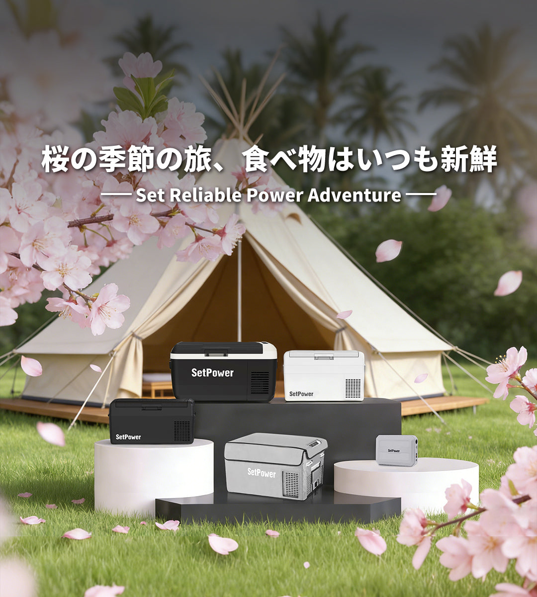 SETPOWER 冷蔵庫 車載冷蔵庫 ポータブル冷蔵庫