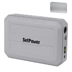 【車載冷蔵庫専用】Setpower ポータブル電源 小型 磁気吸着 1.68Kg 軽量 216Wh ポータブルバッテリー 持ち運び ポタ電
